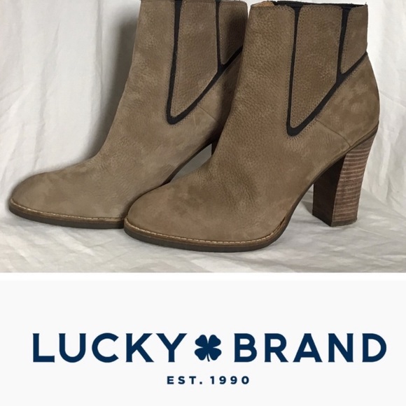 Lucky Brand Leather Maldives Ankle Booties - Picture 1 of 7